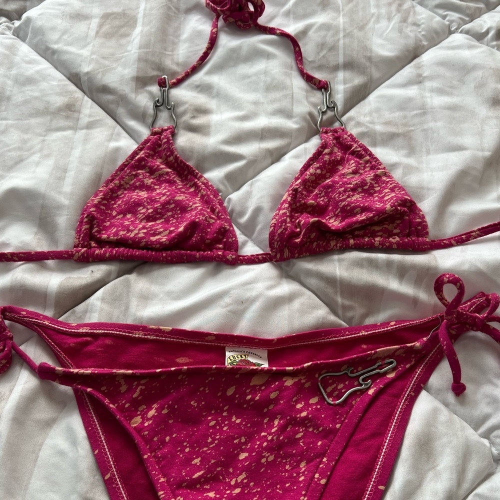 Lucky Brand Vintage Guitar bikini 2002
